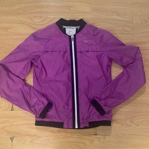 Nike Women's Dri-Fit Running Jacket Retro Purple Size XS